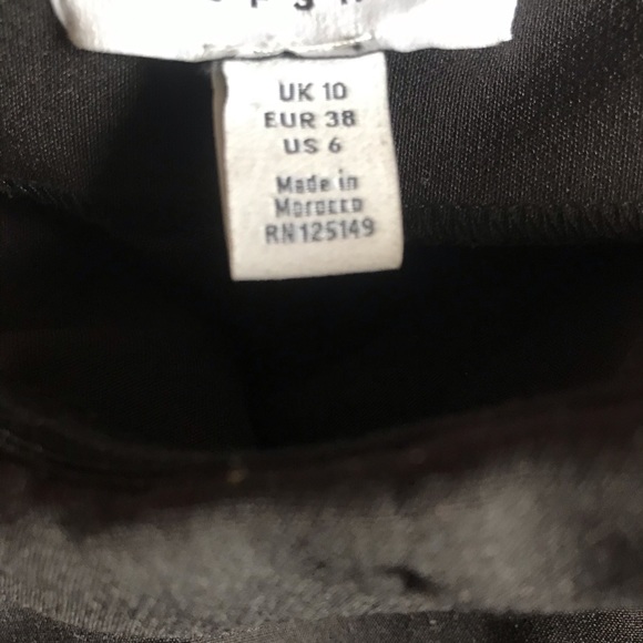 Topshop US 6 black Bardot off the shoulder blouse - Picture 4 of 4